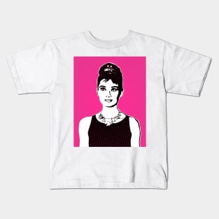 Audrey Hepburn | Pop Art Kids T-Shirt